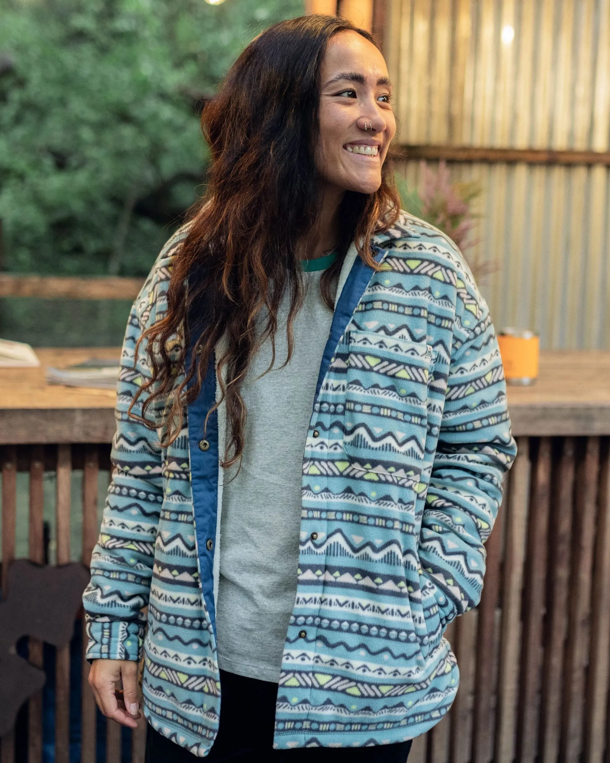 Women's Orion Sherpa-Lined Polar Fleece Shirt