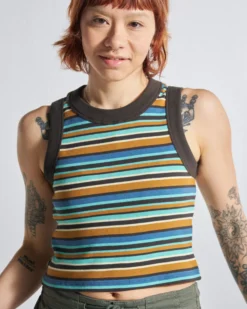 Women's Out There Ribbed Cropped Vest