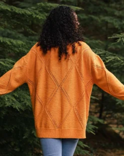 Women's Palm Organic Oversized Knitted Jumper