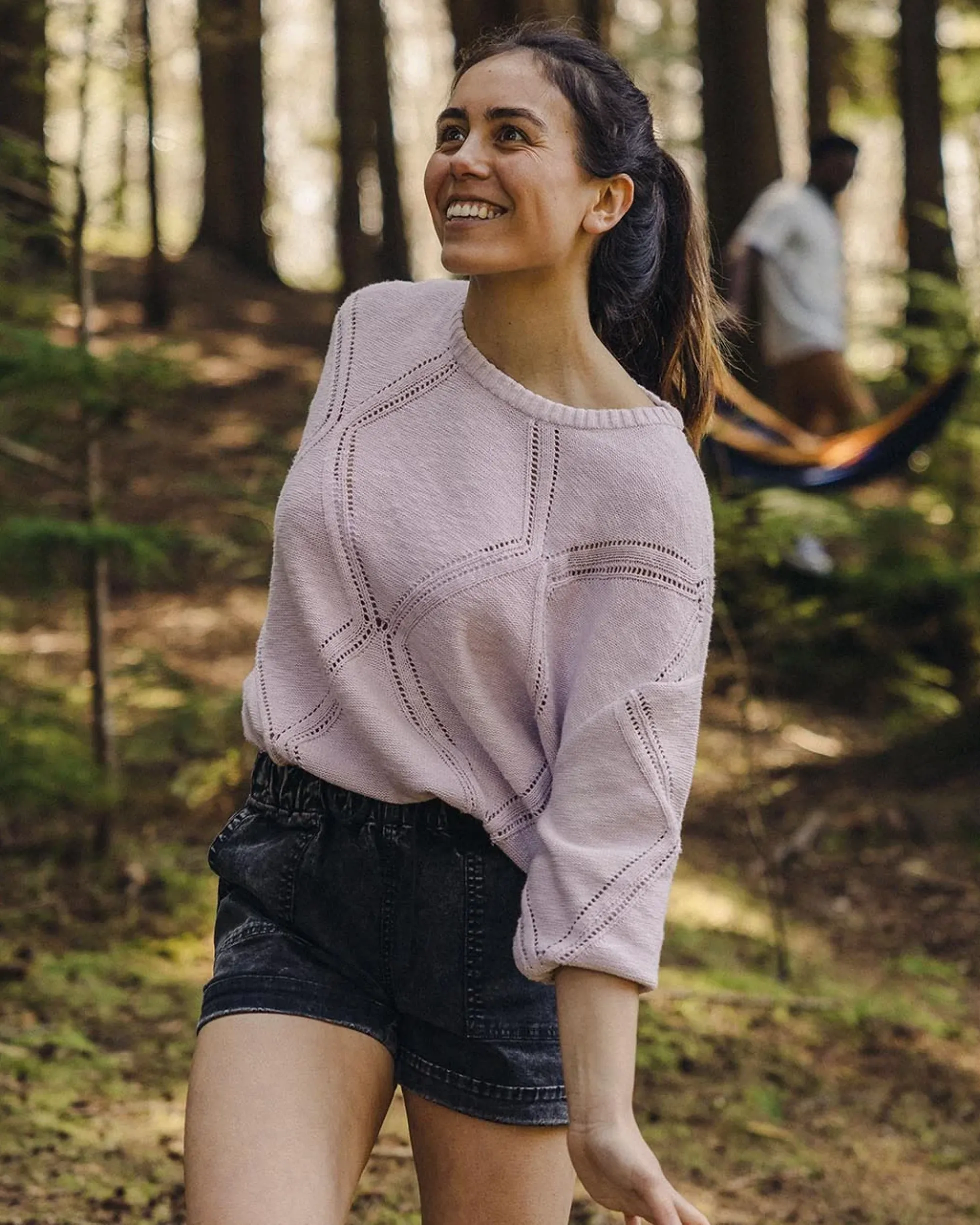 Women's Palm Organic Oversized Knitted Jumper