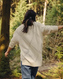 Women's Palm Organic Oversized Knitted Jumper
