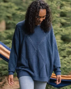 Women's Palm Organic Oversized Knitted Jumper