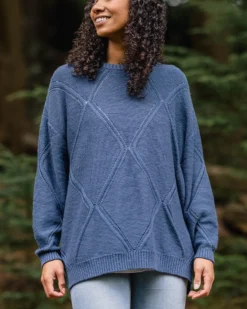 Women's Palm Organic Oversized Knitted Jumper
