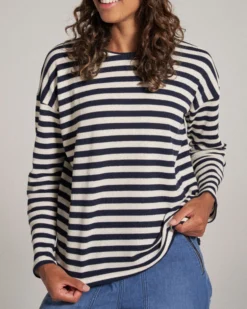 Women's Panorama Striped LS T-Shirt