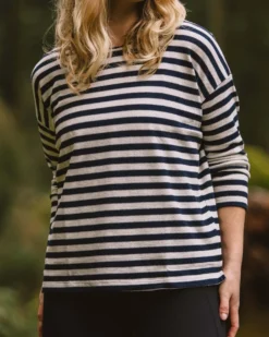Women's Panorama Striped LS T-Shirt