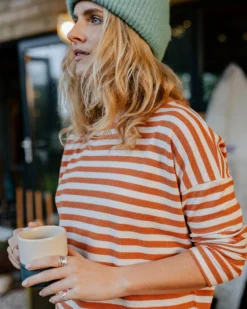 Women's Panorama Striped LS T-Shirt