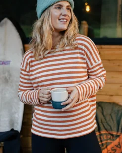 Women's Panorama Striped LS T-Shirt