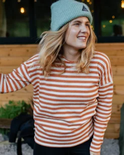 Women's Panorama Striped LS T-Shirt