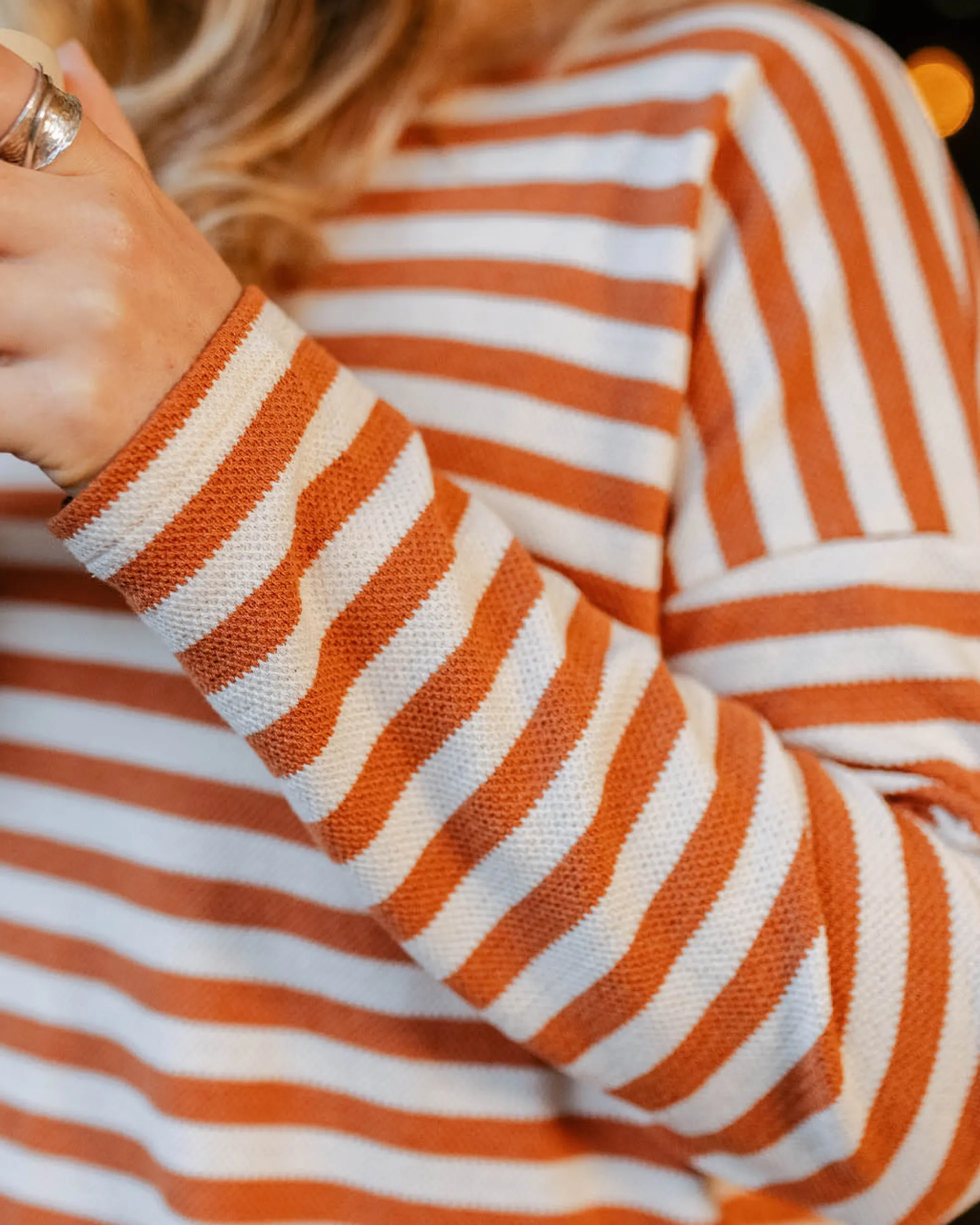 Women's Panorama Striped LS T-Shirt