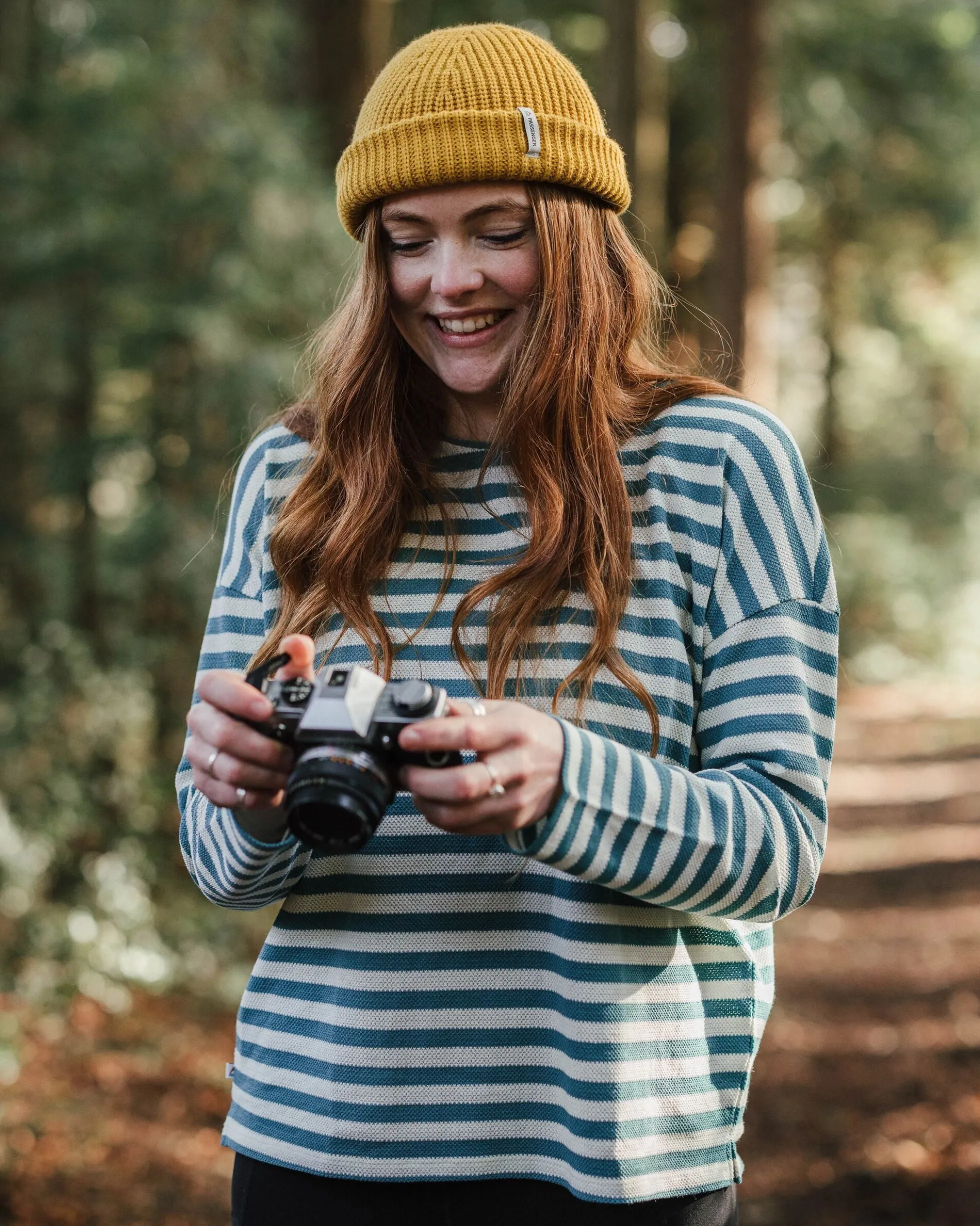 Women's Panorama Striped LS T-Shirt