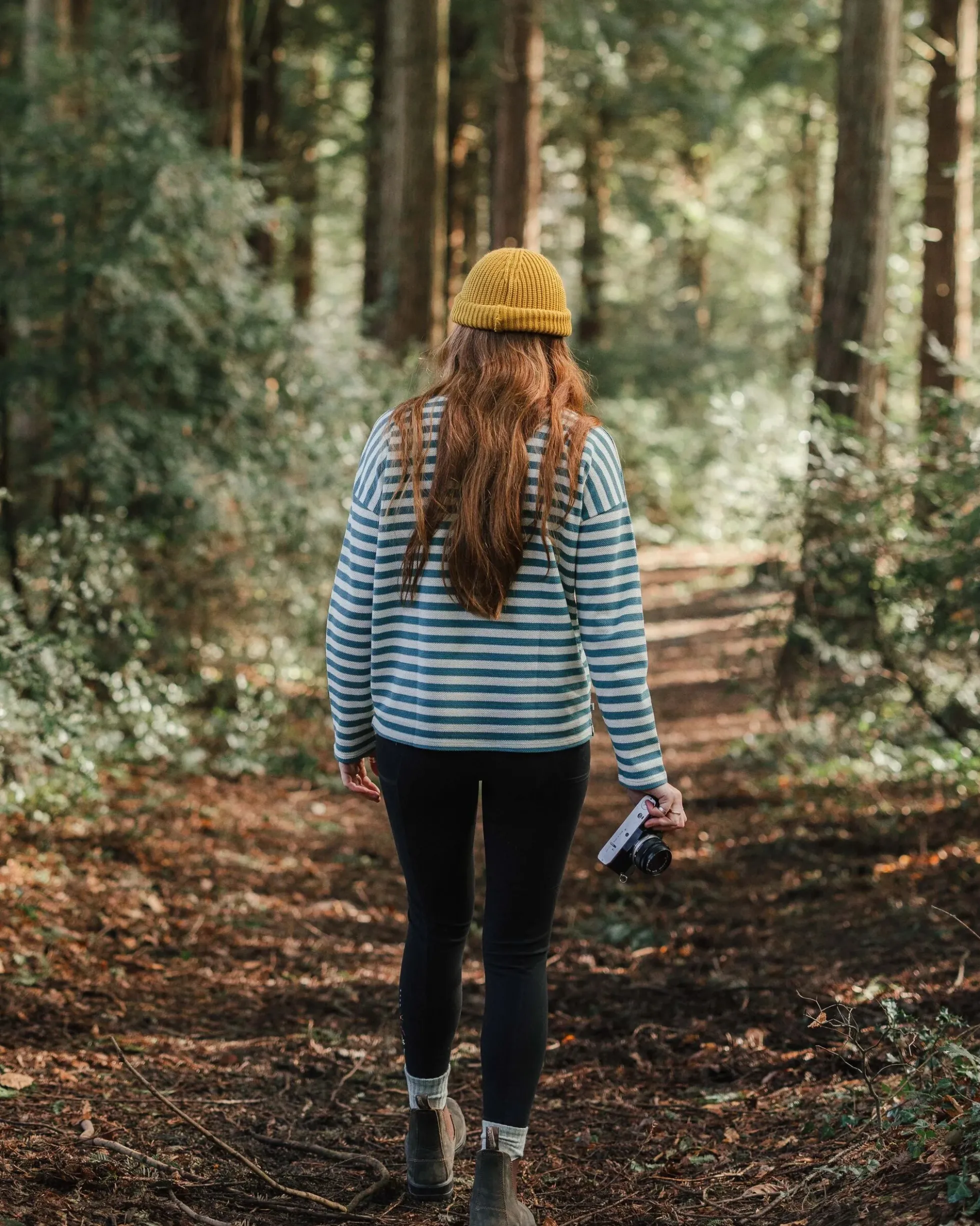 Women's Panorama Striped LS T-Shirt