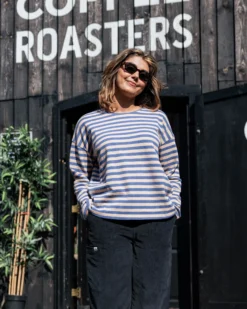 Women's Panorama Striped LS T-Shirt