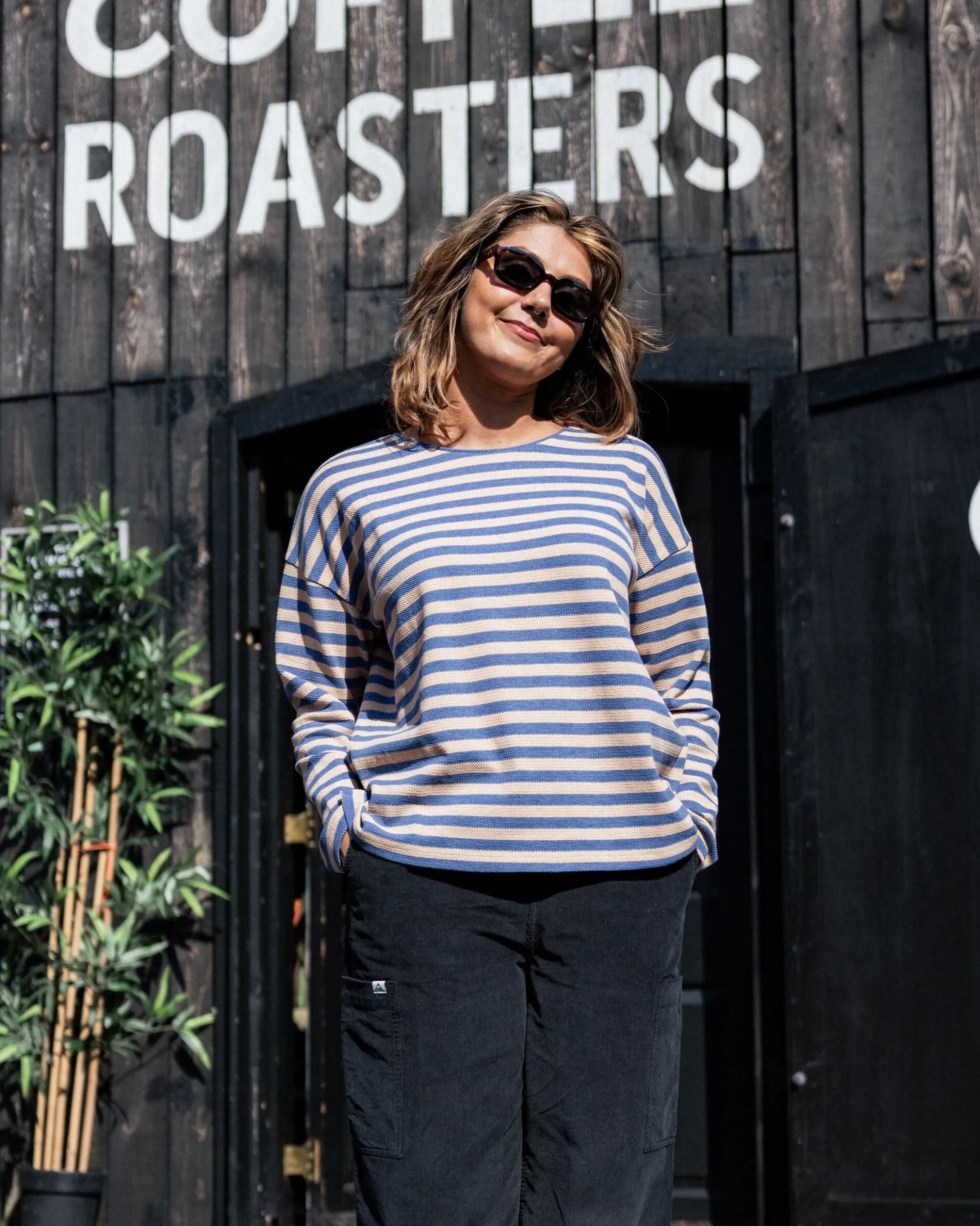 Women's Panorama Striped LS T-Shirt