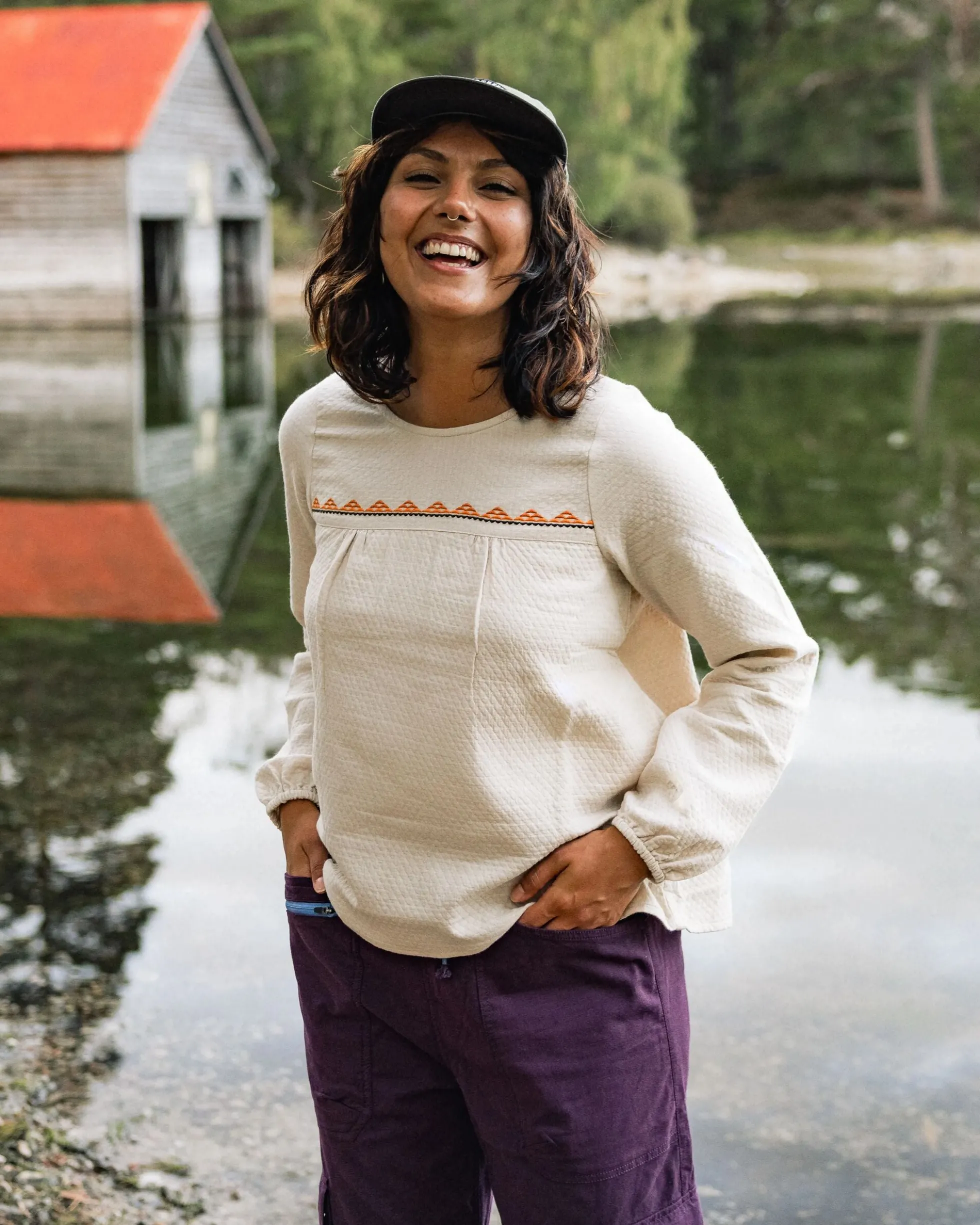 Women's Petal Organic Cotton LS Top