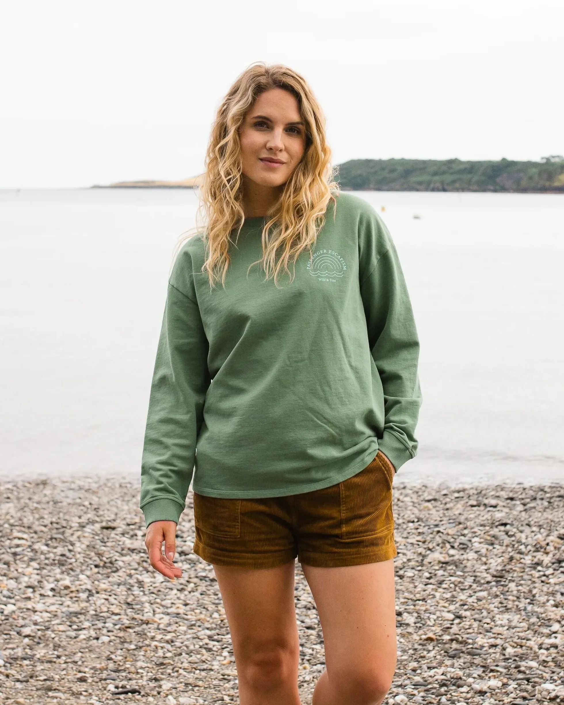 Women's Rainbow Oversized Sweatshirt