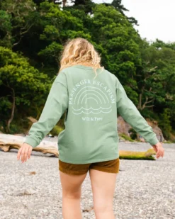 Women's Rainbow Oversized Sweatshirt