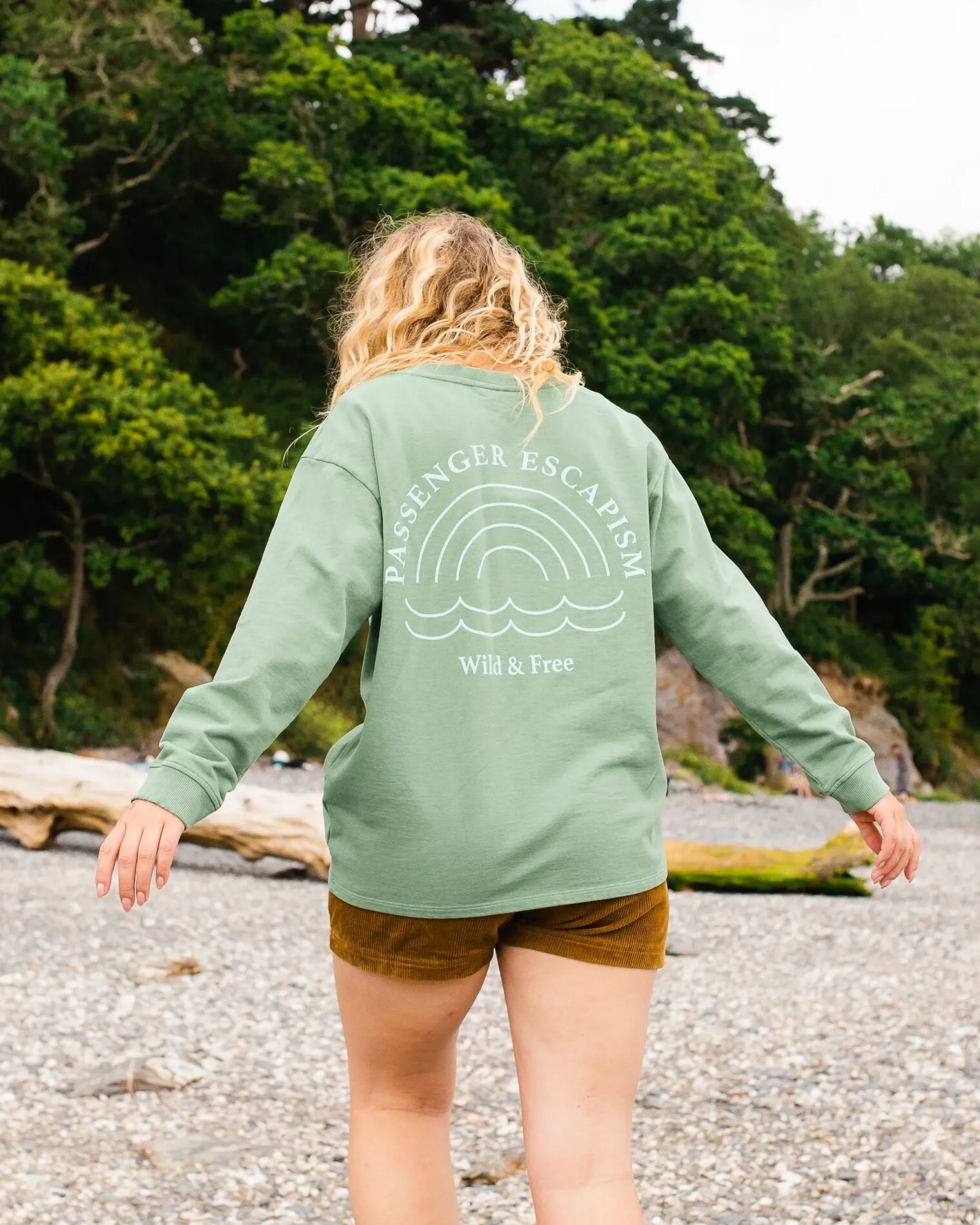 Women's Rainbow Oversized Sweatshirt
