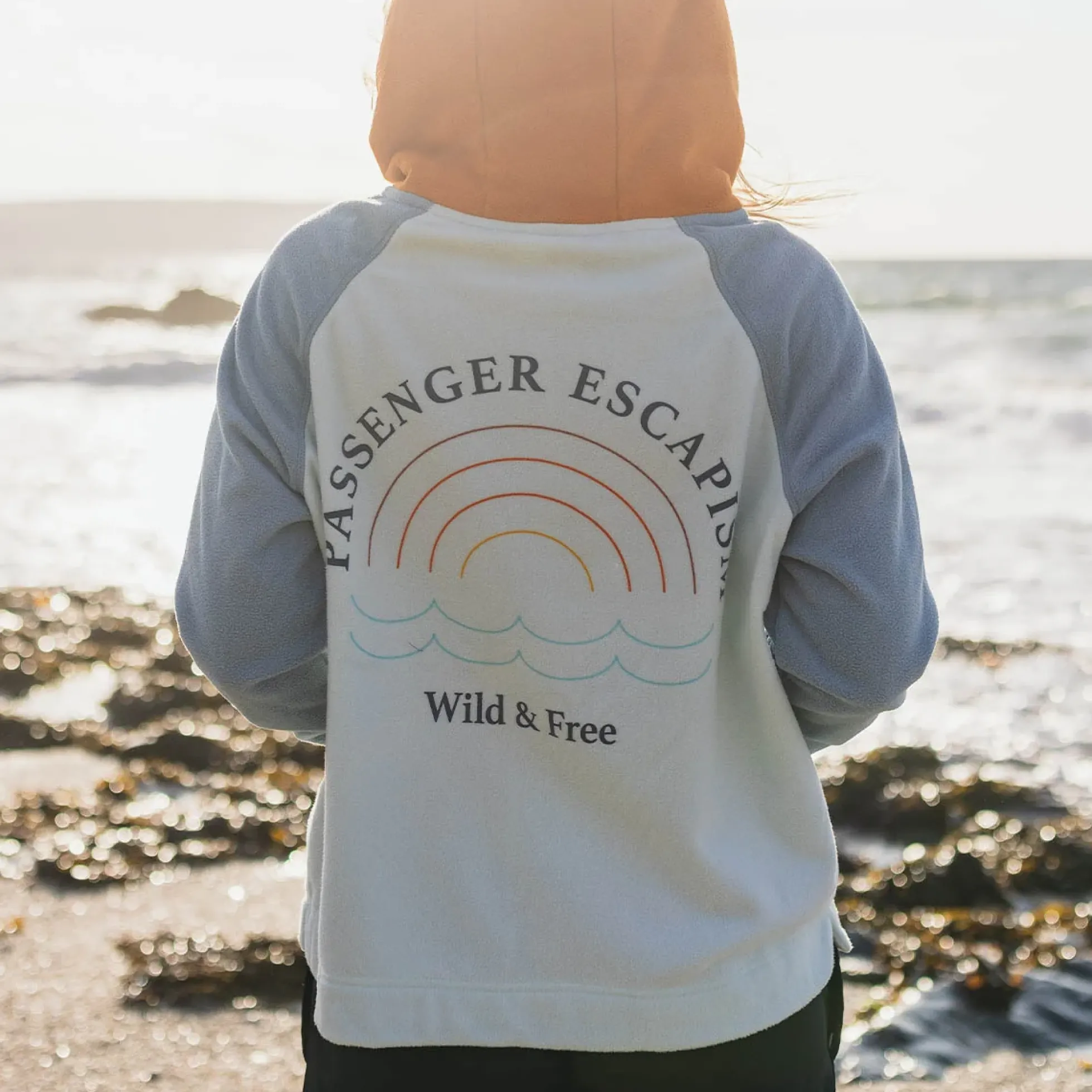 Women's Rainbow Polar Fleece Hoodie