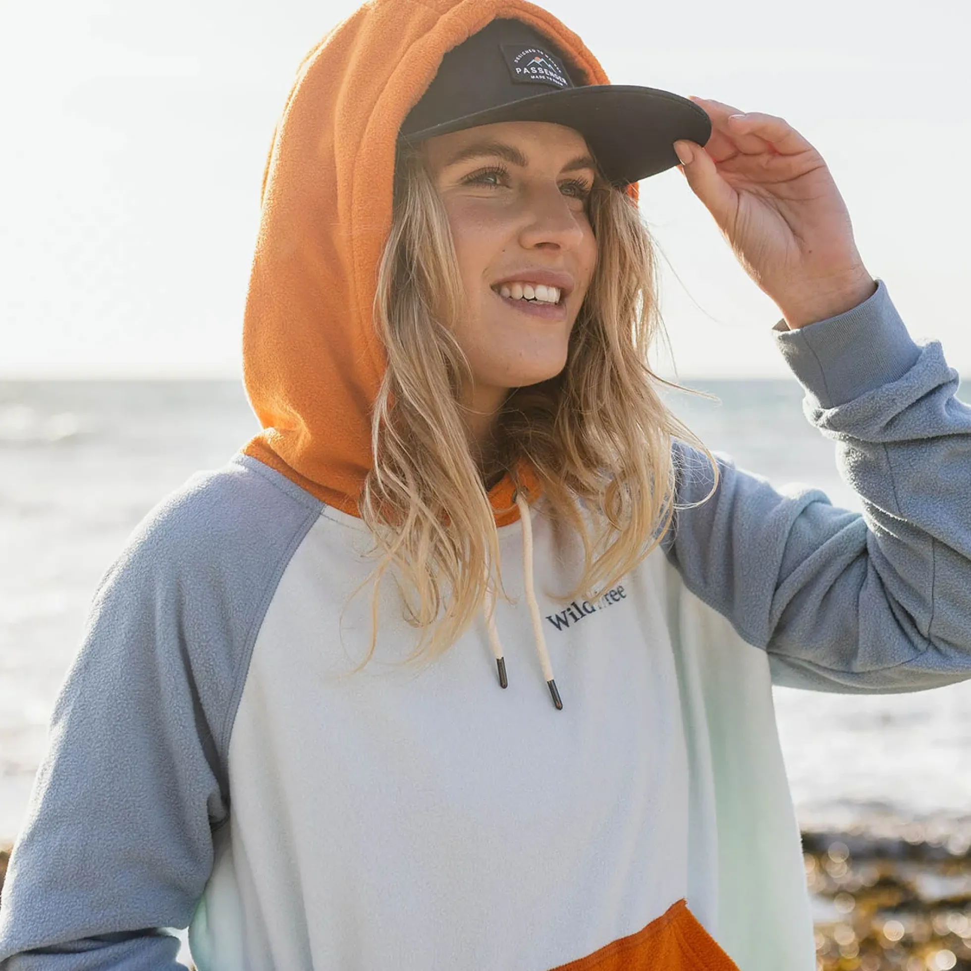 Women's Rainbow Polar Fleece Hoodie