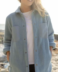 Women's Rappel Sherpa Fleece Oversized Shirt