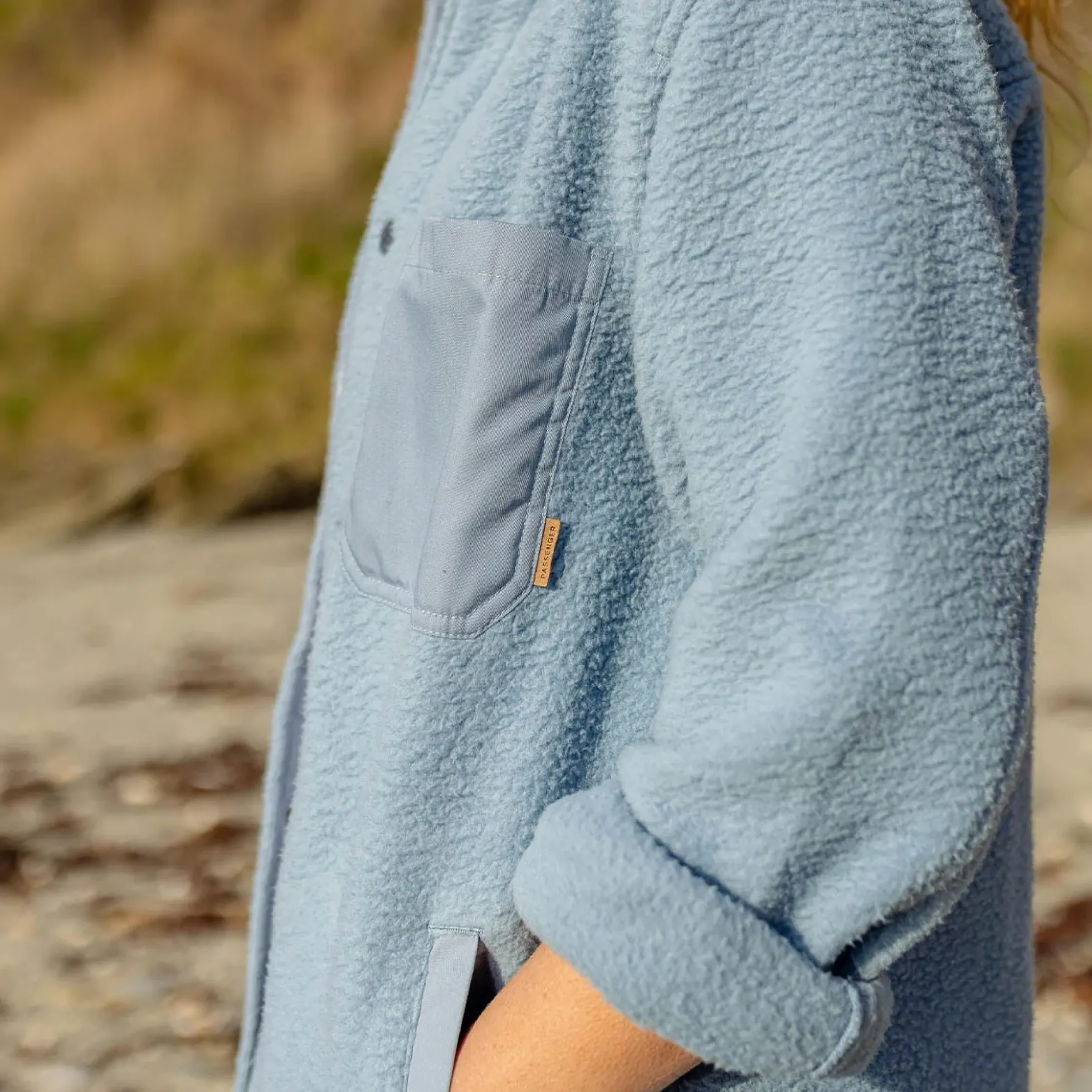 Women's Rappel Sherpa Fleece Oversized Shirt