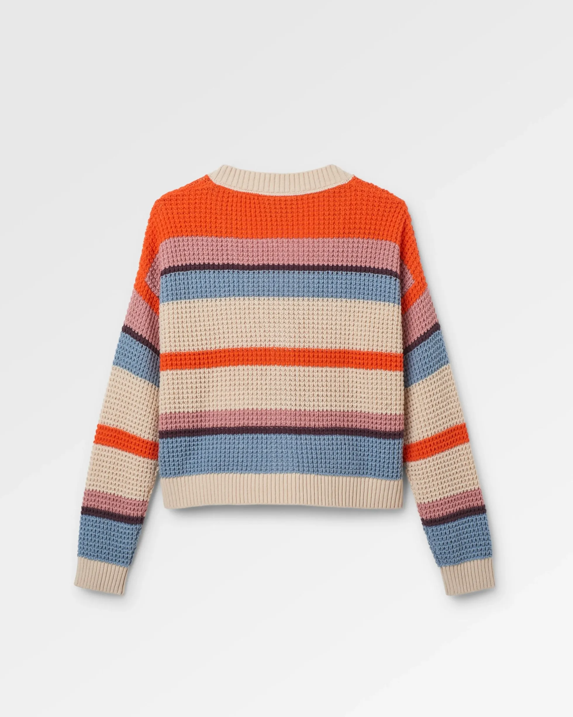 Women's Reflection Open Knit Stripey Cardigan