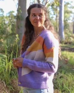 Women's Scenic Knitted Cardigan