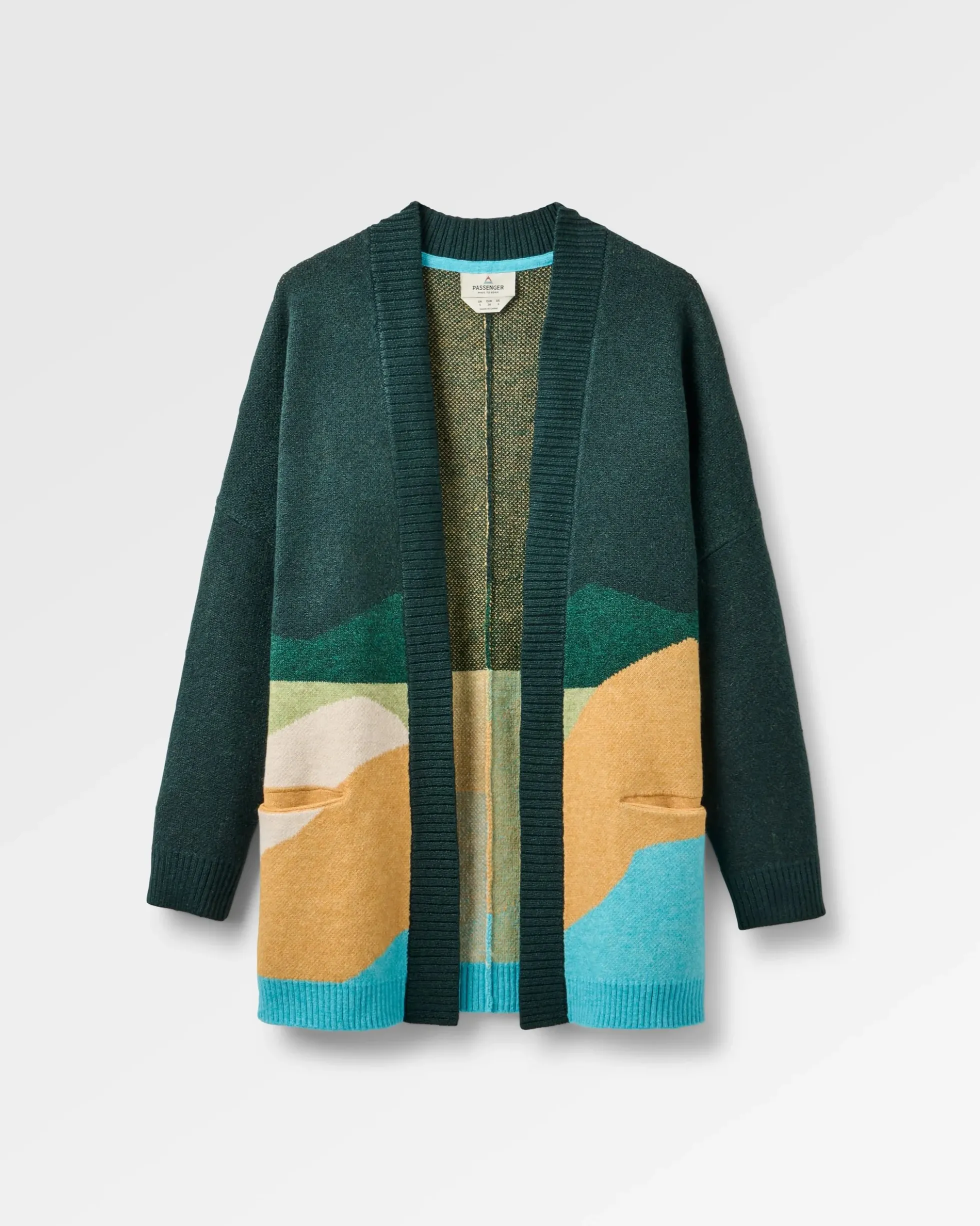 Women's Scenic Long Knitted Cardigan