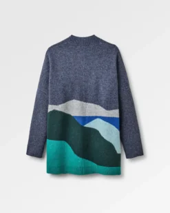 Women's Scenic Long Knitted Cardigan