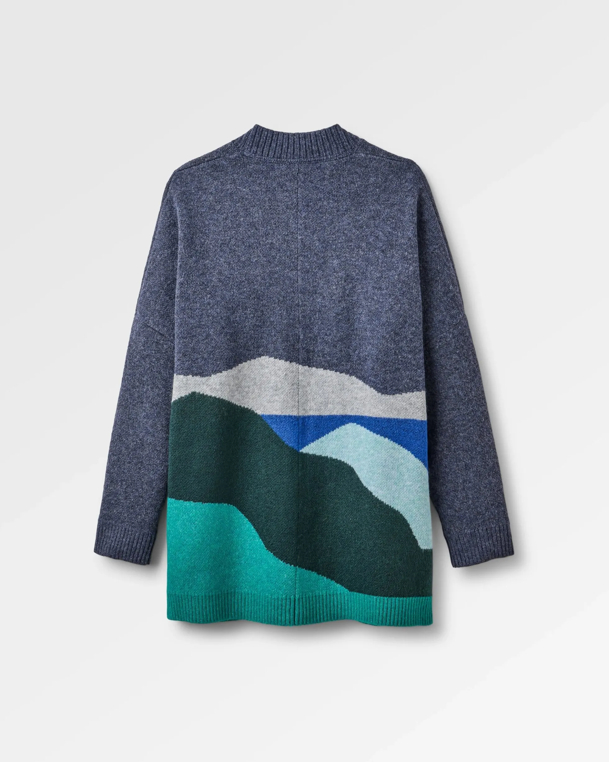 Women's Scenic Long Knitted Cardigan