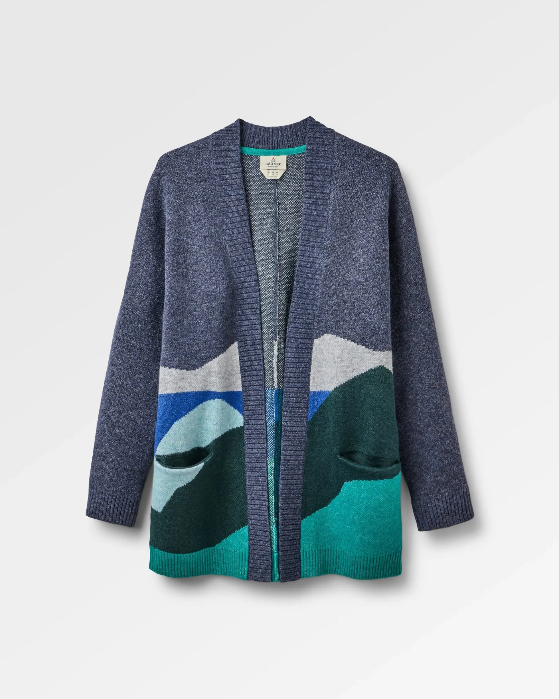 Women's Scenic Long Knitted Cardigan