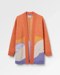 Women's Scenic Long Knitted Cardigan