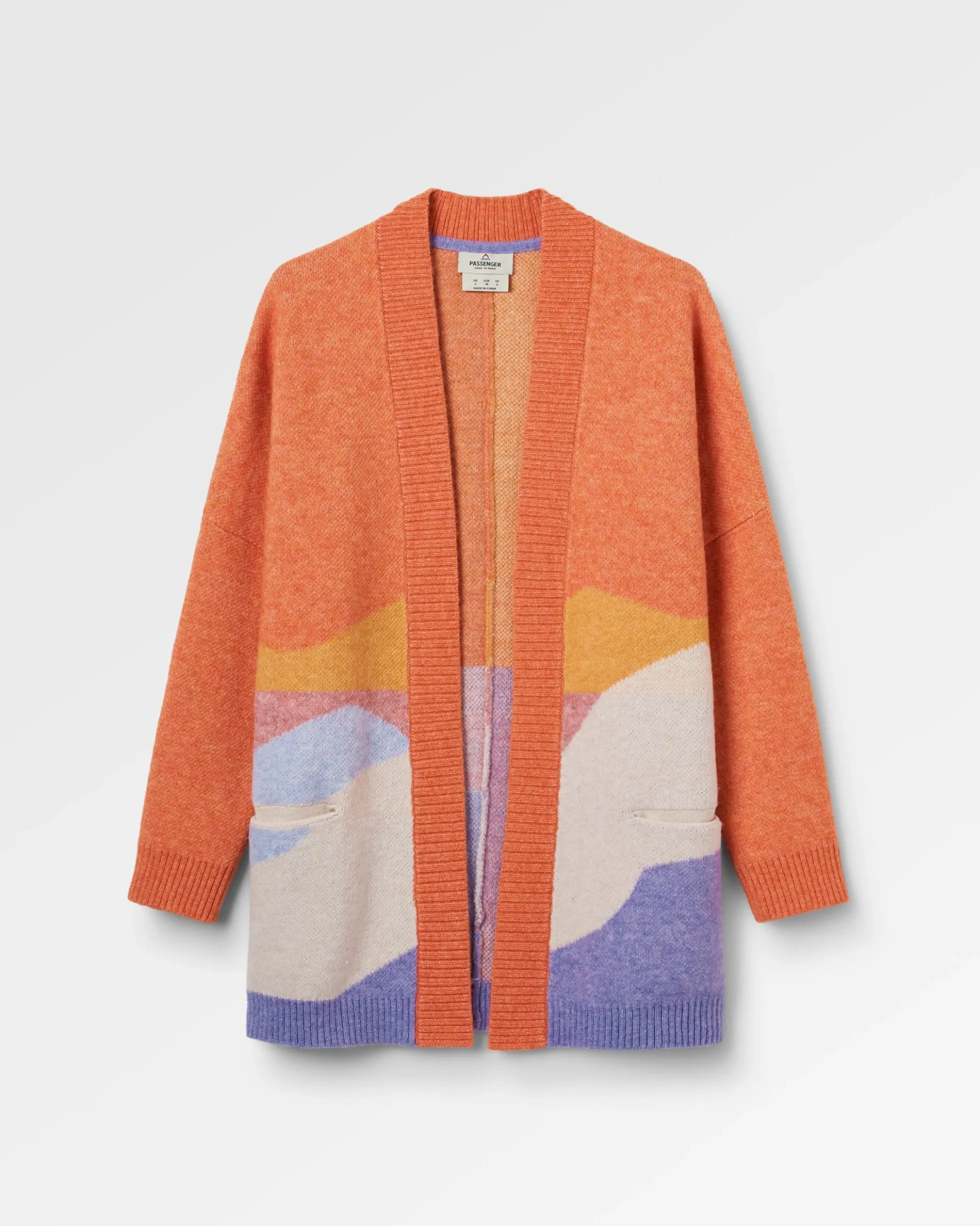 Women's Scenic Long Knitted Cardigan