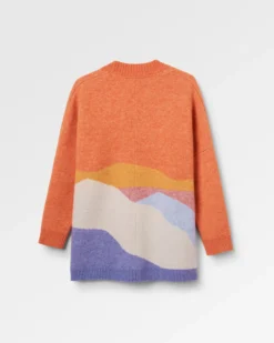 Women's Scenic Long Knitted Cardigan