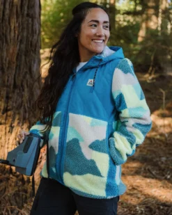 Women's Sefton Deep-Pile Sherpa Full Zip Fleece