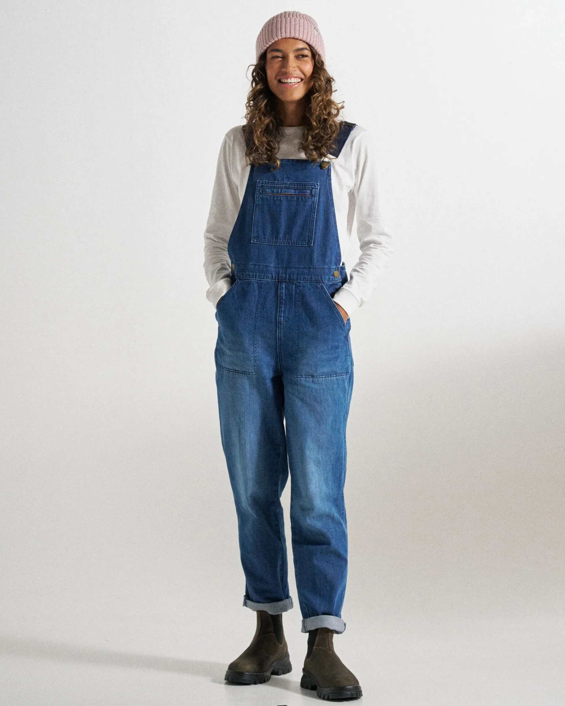 Women's Shuffle Denim Dungarees