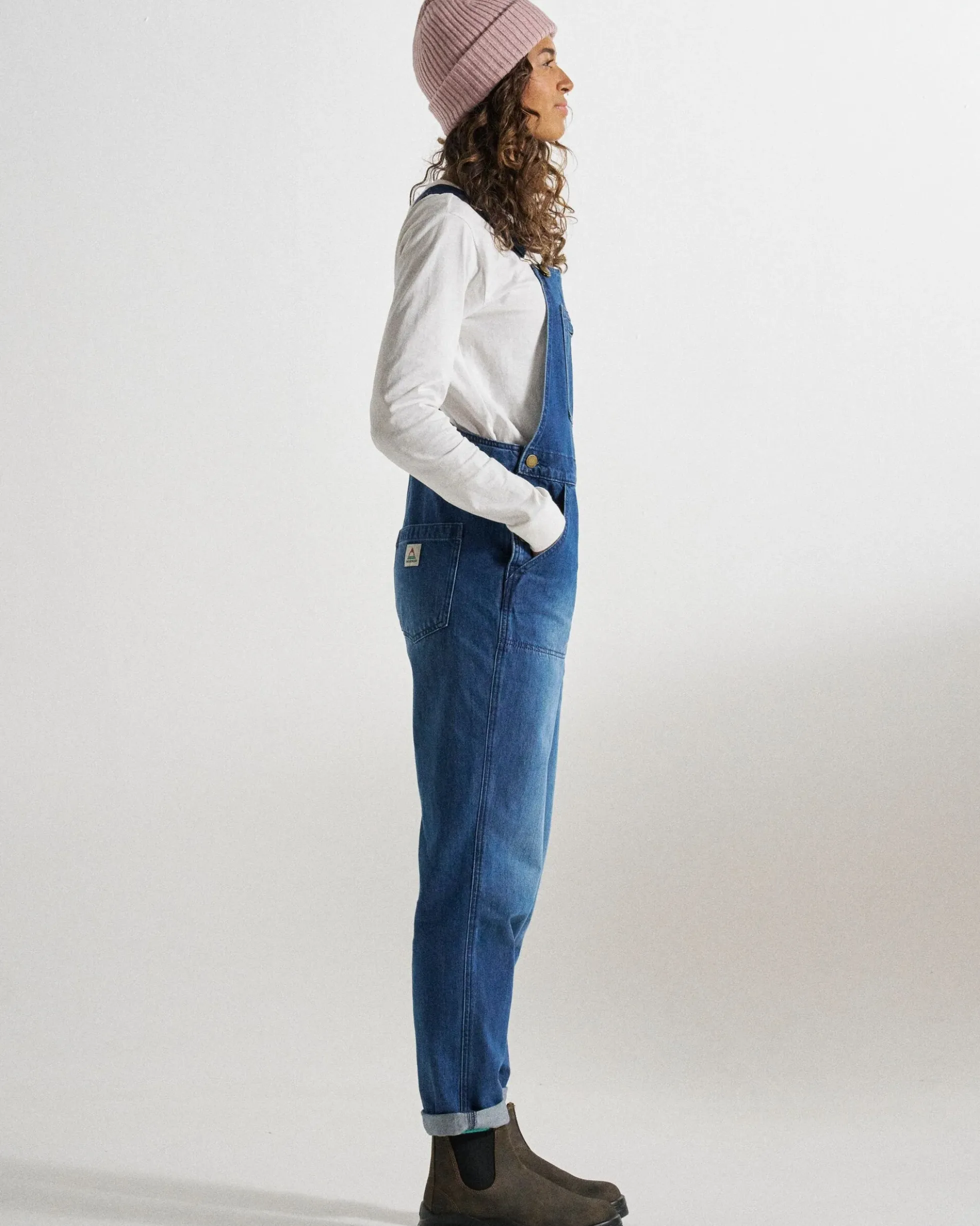Women's Shuffle Denim Dungarees