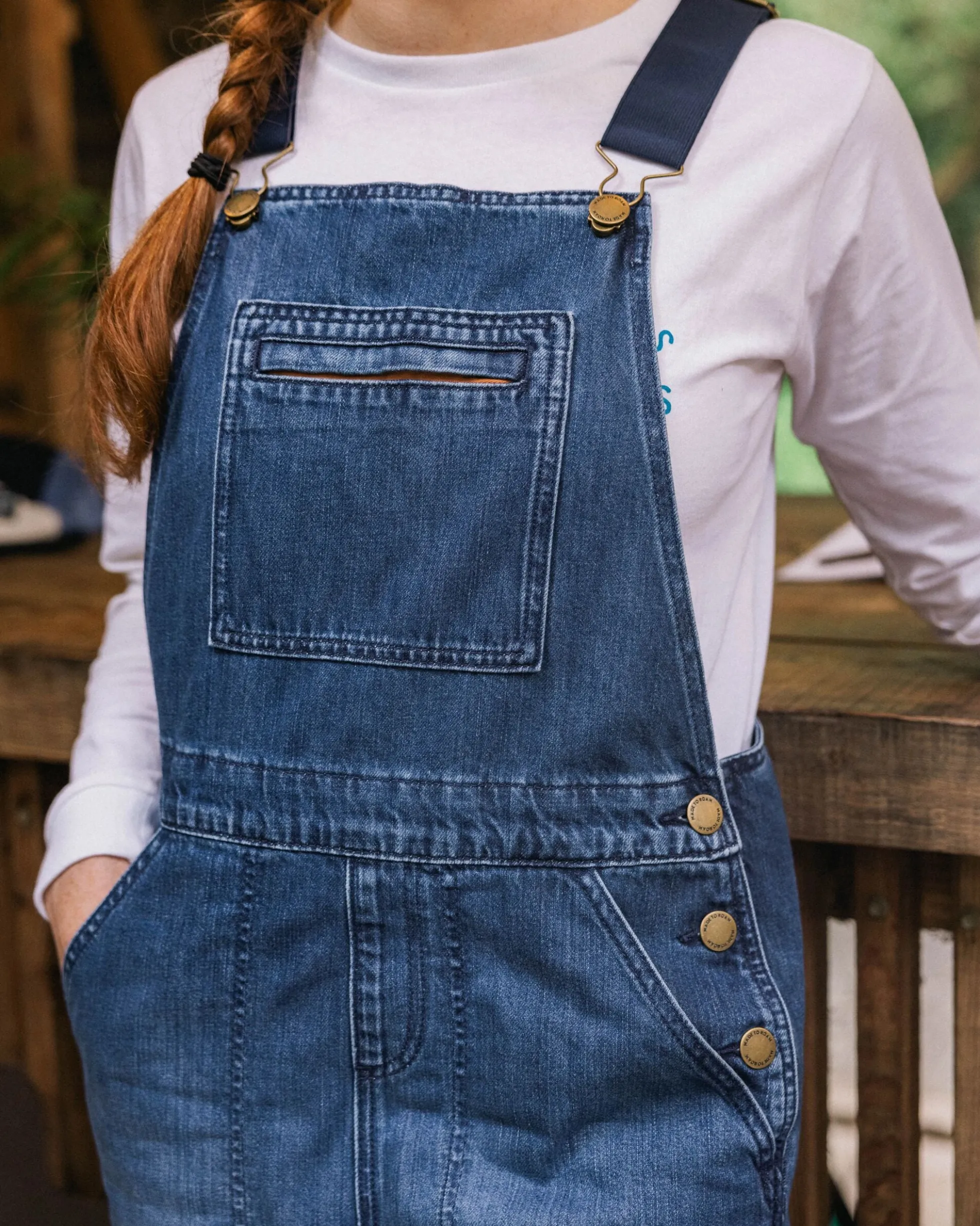 Women's Shuffle Denim Dungarees