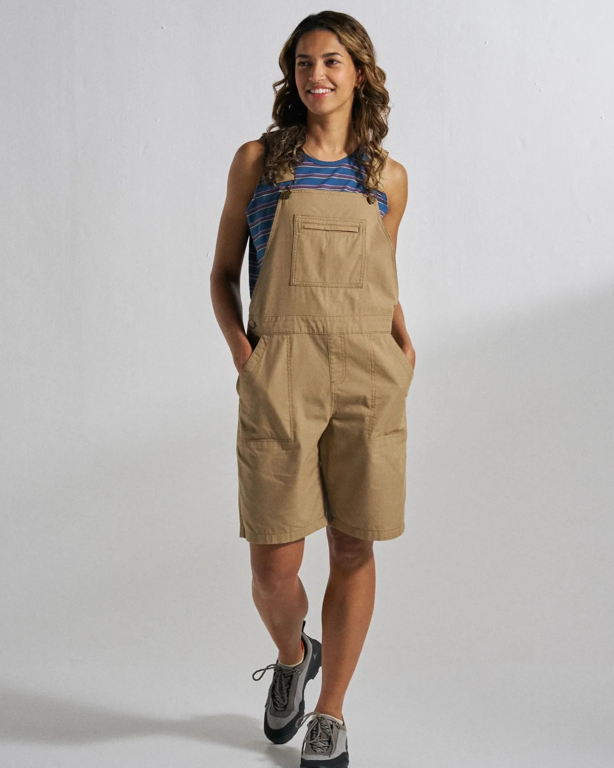 Women's Shuffle Light Cotton Short Dungarees