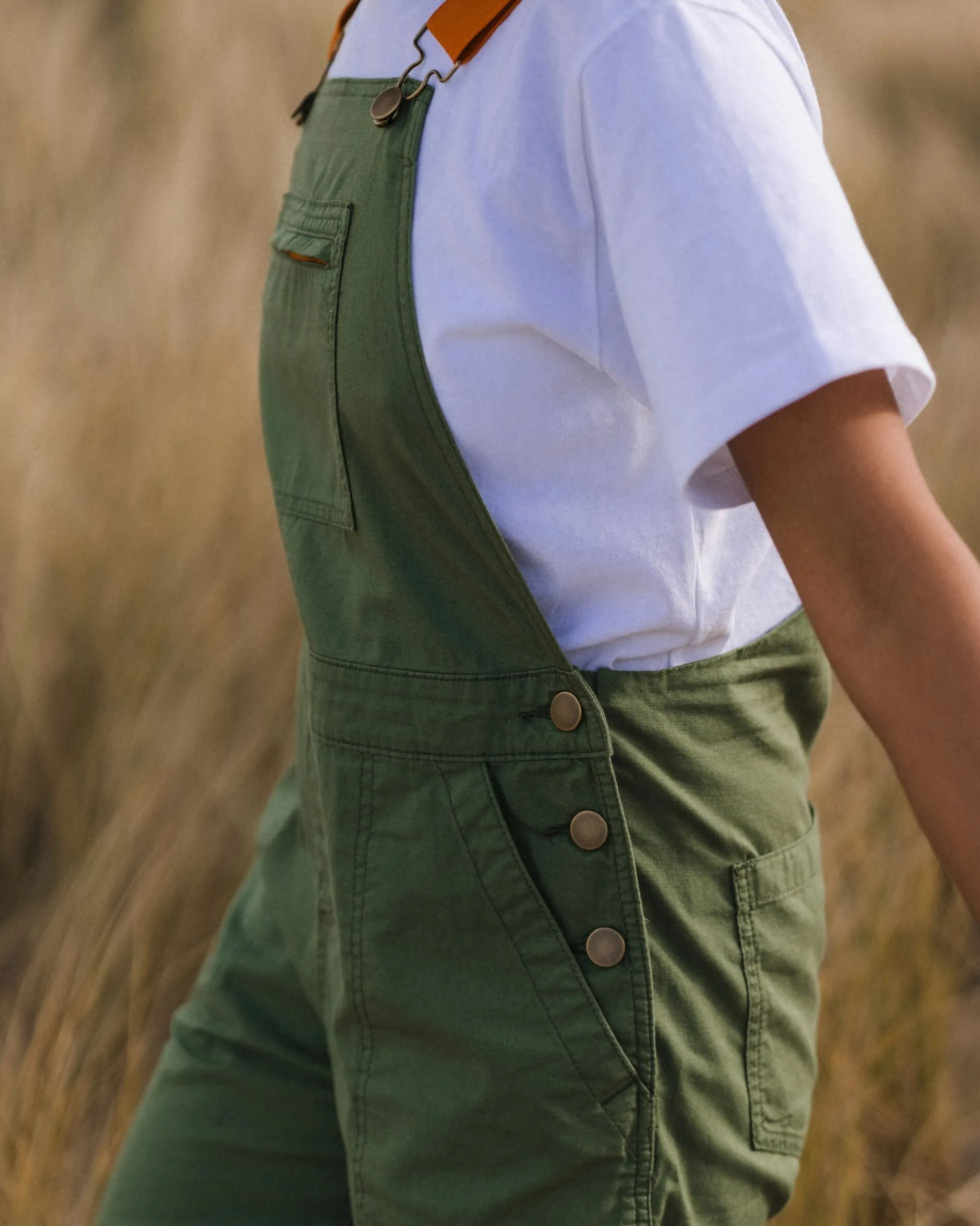 Women's Shuffle Light Cotton Short Dungarees