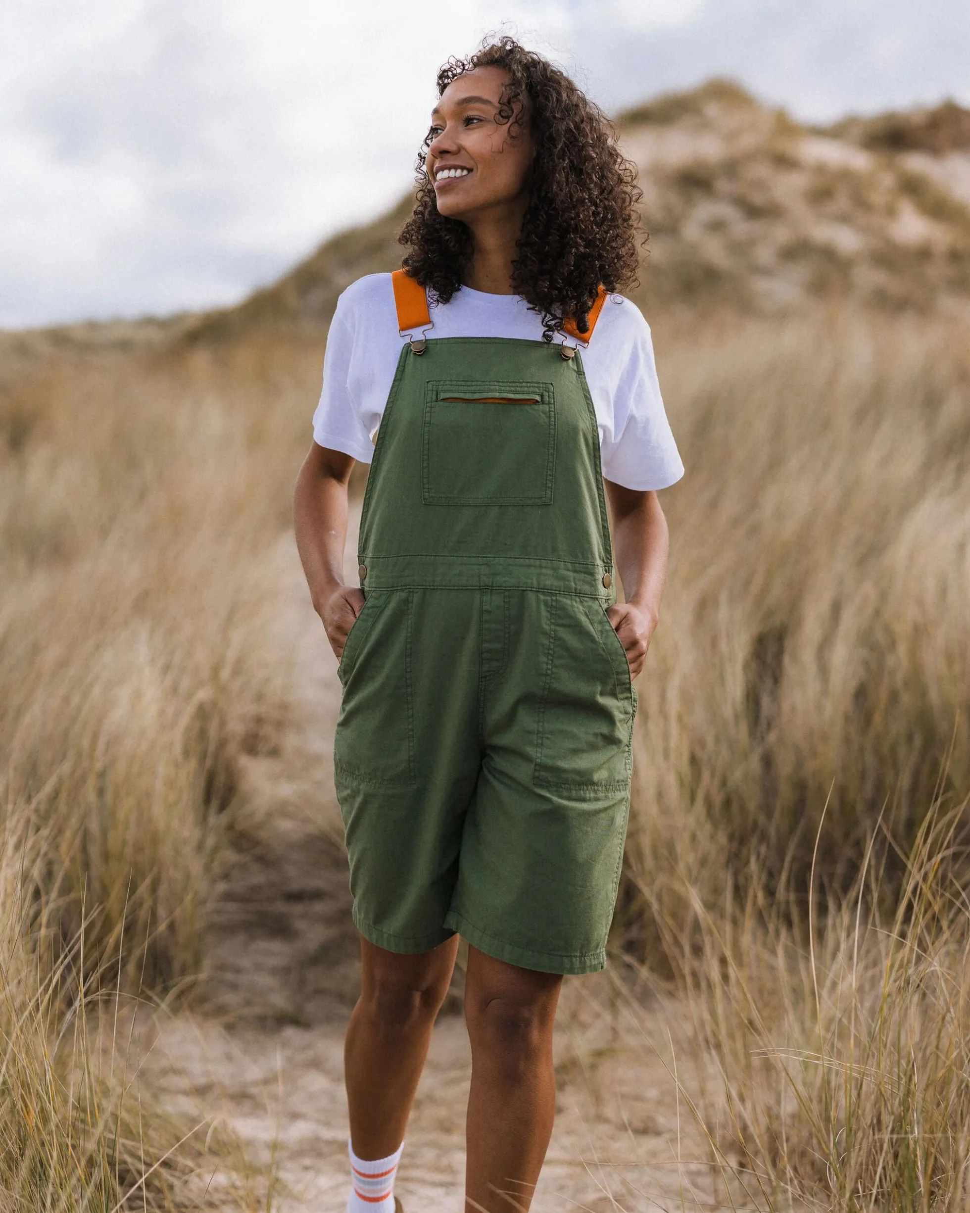Women's Shuffle Light Cotton Short Dungarees