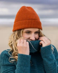Women's Snug Polo Neck Knitted Jumper