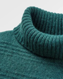 Women's Snug Polo Neck Knitted Jumper