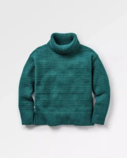 Women's Snug Polo Neck Knitted Jumper