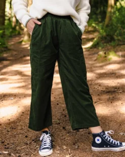 Women's Someday Organic Cotton Corduroy Cropped Trouser