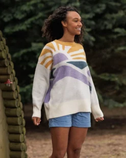 Women's Sunsets Oversized Knitted Jumper