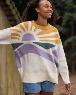 Women's Sunsets Oversized Knitted Jumper