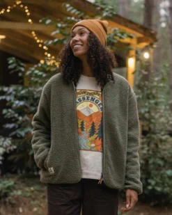 Women's Tawny Deep-Pile Sherpa Fleece