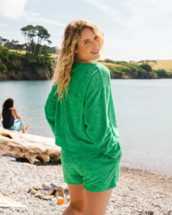 Women's Vibes Textured LS Top