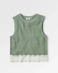 Women's Vintage Organic Knitted Vest